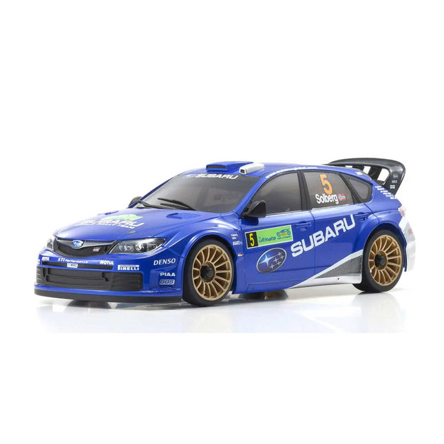 KYO32642WR, Kyosho MA-020 AWD Mini-Z ReadySet w/Subaru Impreza WRC 2008 Body (Blue) w/KT-531P 2.4GHz Radio