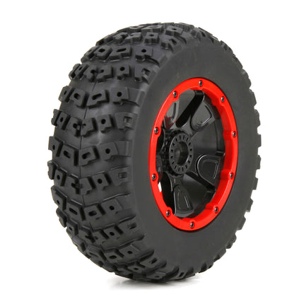 LOS45004, Losi Desert Buggy XL Left & Right Pre-Mounted Tire Set (2)