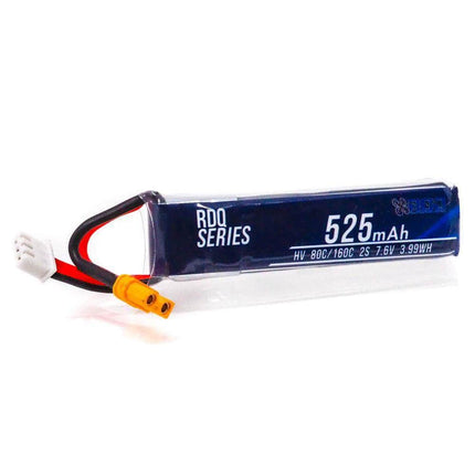 RDQ Series 7.6V 2S 525mAh 80C LiHV Micro Battery - XT30