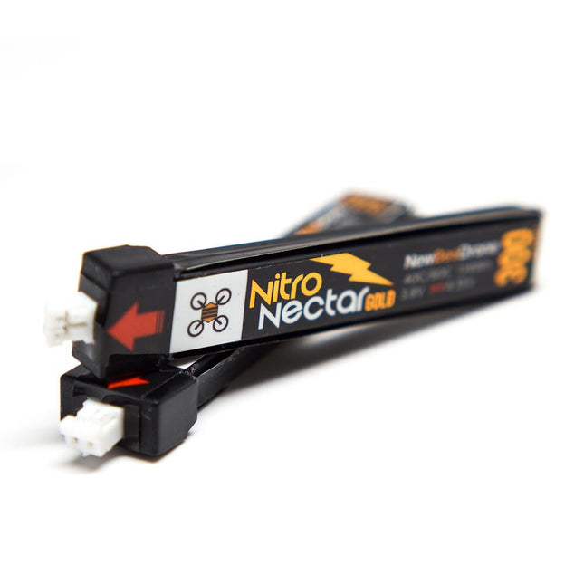 NewBeeDrone Nitro Nectar Gold 3.8V 1S 300mAh 40/80C LiHV Whoop/Micro Battery - Choose Version