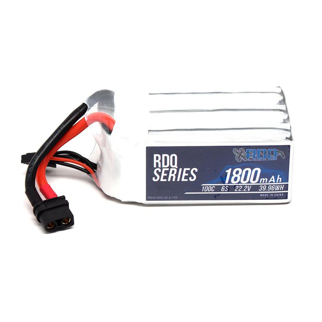 RDQ Series 22.2V 6S 1800mAh 100C LiPo Battery - XT60