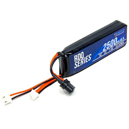 RDQ Series 7.4V 2S 2500mAh 5C LiPo Battery for Taranis X9D 2019 - XT60 & JST-XH