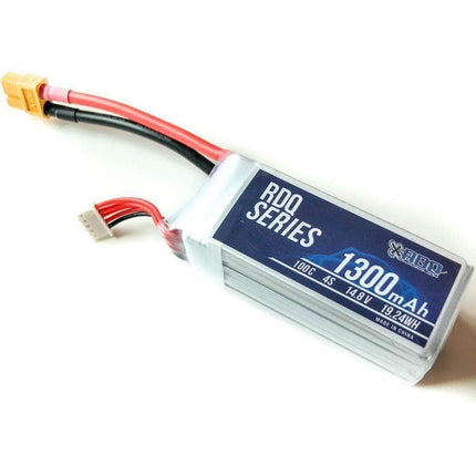 RDQ Series 14.8V 4S 1300mAh 100C LiPo Battery - XT60