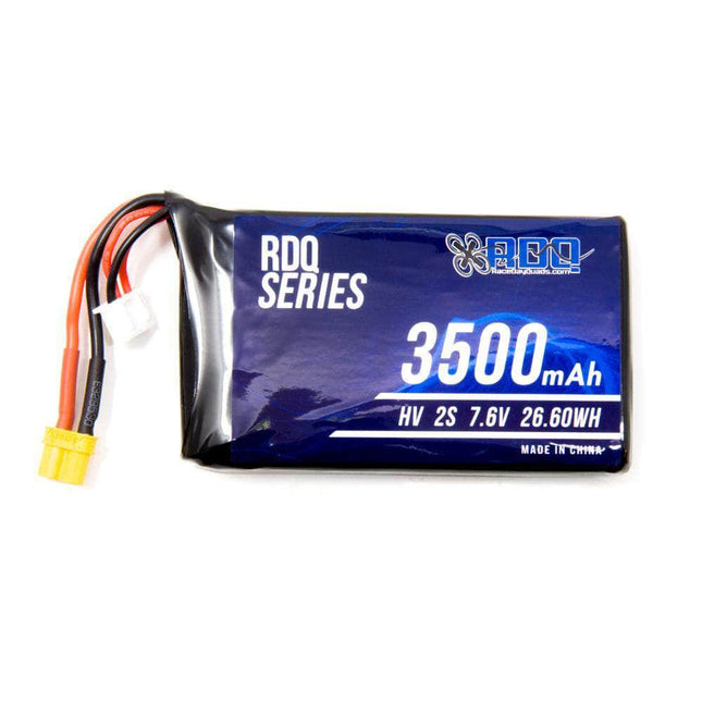 RDQ Series 7.6V 2S 3500mAh 2C QX7 Compatible HV LiPo Battery - XT30