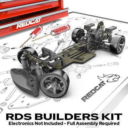 RER16205, Redcat RDS Competition Spec 1/10 2WD Drift Car Builders Kit