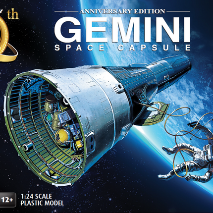RMX3705, Revell-Monogram 1/24 Gemini Space Capsule 60th Anniversary Edition