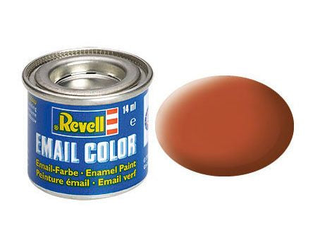 RVL-32185, Revell 14ml Enamel Brown Mat Tinlets