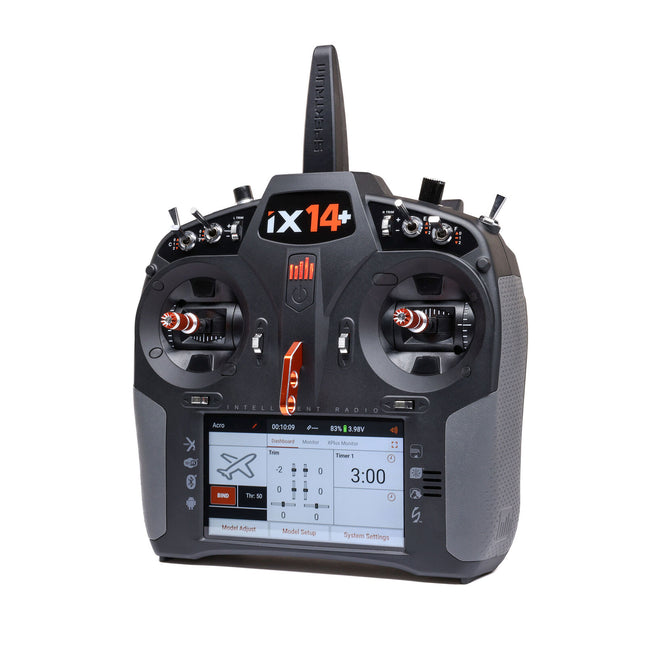 SPMR14010, Spektrum iX14+ 20-Channel DSMX Transmitter Only