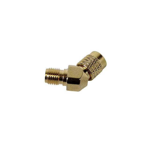 TrueRC TRUE-SMA RP-SMA Male to SMA Female 45 Degree Adapter