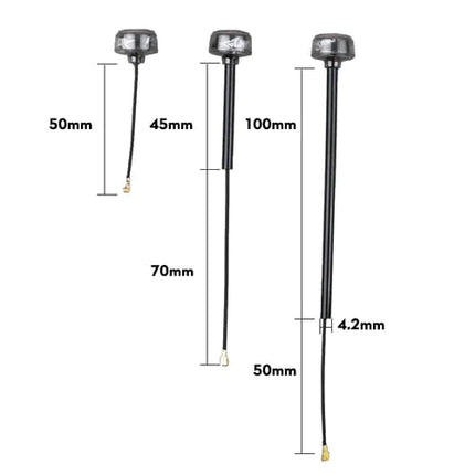 Flywoo Circular 5.8GHz U.FL Antenna - LHCP 115mm / 45mm Tube