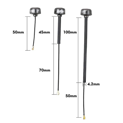 Flywoo Circular 5.8GHz U.FL Antenna - LHCP 115mm / 45mm Tube