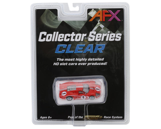 AFX22042, AFX Collector Series Ford GT40 Mk IV Le Mans #1 1/64 Scale Slot Car (Red) (SWB) (Mega G+)