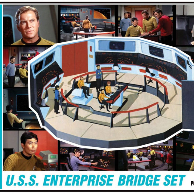 AMT1270, AMT Star Trek USS Enterprise Bridge Set 1:32 Scale Model Kit