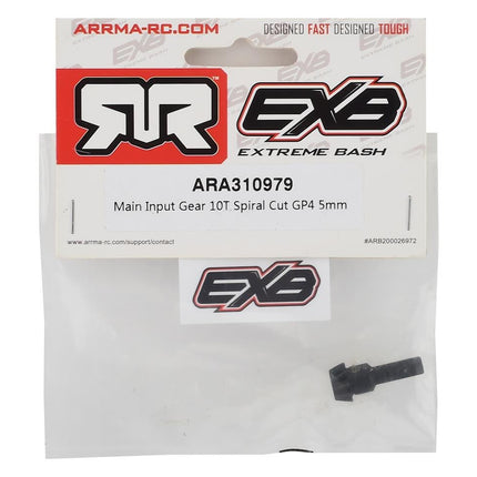 ARA310979, Arrma Kraton EXB GP4 Spiral Cut Main Input Gear (10T)