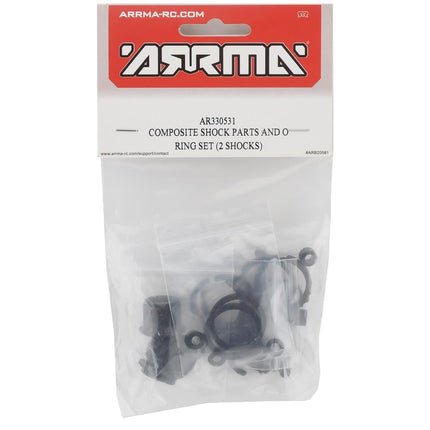 ARAC9094, Arrma Shock Parts & O-Ring Set (2)