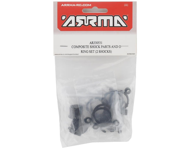 ARAC9094, Arrma Shock Parts & O-Ring Set (2)