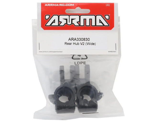 ARA330830, Arrma Big Rock 6S BLX V2 Rear Hub (Wide)