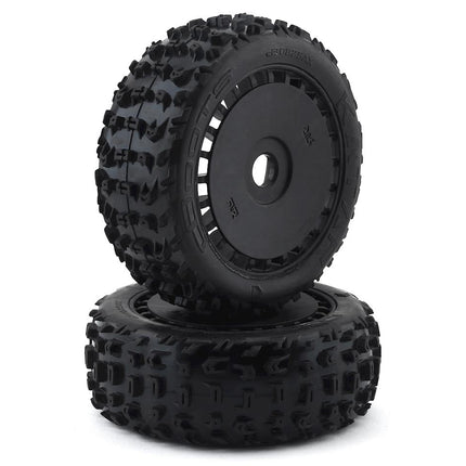 ARA550058, dBoots 'Katar B 6S' Tire Set Black - Pair