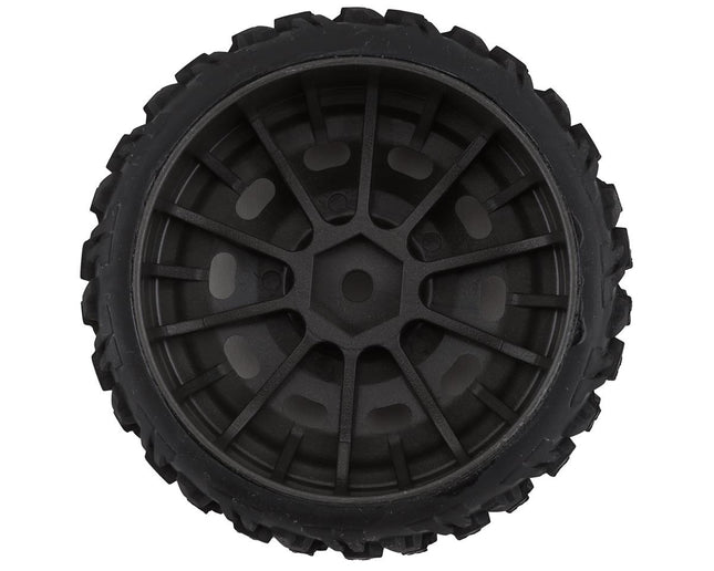 ARA550083, Arrma DBoots Katar 35/085 2.4 Pre-Mounted Tires (2) (Grey) w/14mm Hex