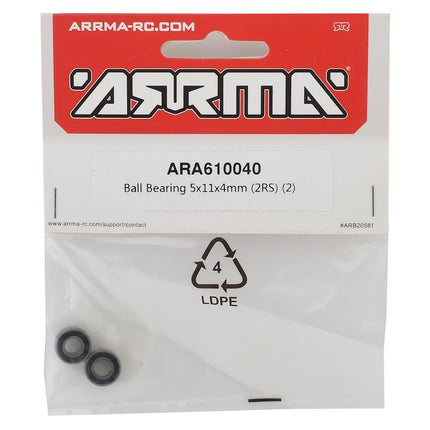 ARA610040, Ball Bearing 5x11x4mm (2RS) (2)