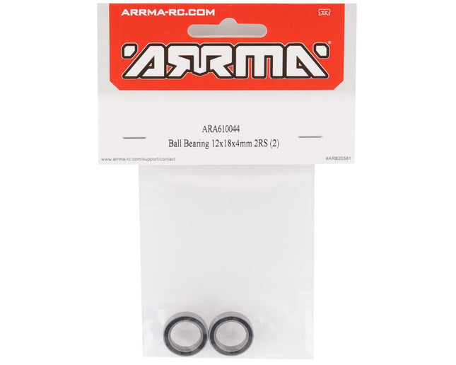 ARA610044, Ball Bearing 12x18x4mm 2RS (2)