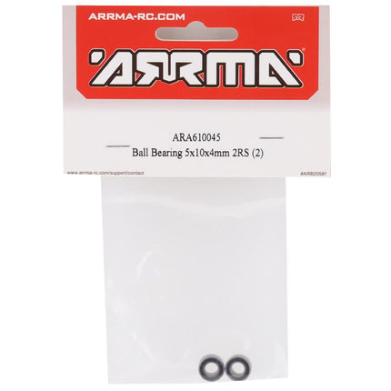 ARA610045, Ball Bearing 5x10x4mm 2RS (2)