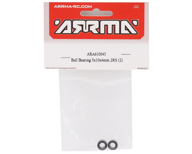 ARA610045, Ball Bearing 5x10x4mm 2RS (2)