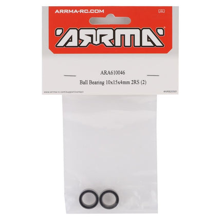 ARA610046, Ball Bearing 10x15x4mm 2RS (2)