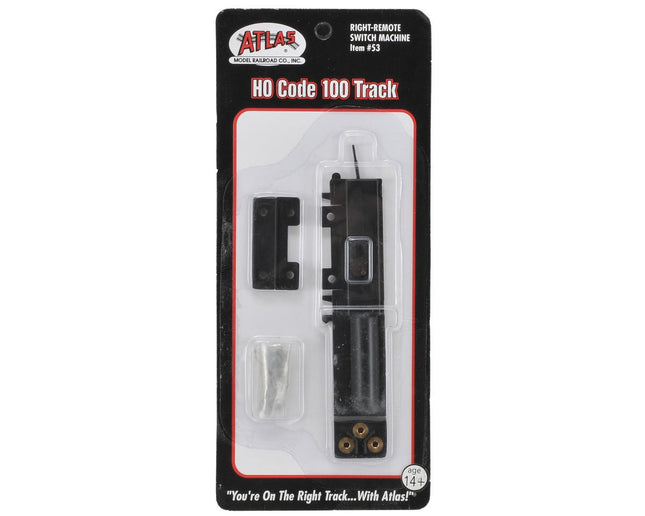 ATL53, Atlas Railroad HO-Gauge Code 100 Remote Right-Hand Switch Machine