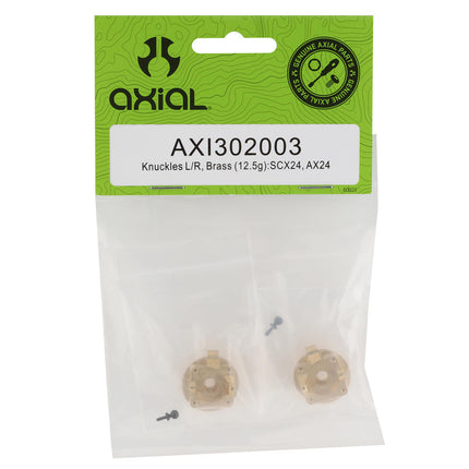 AXI302003, Axial SCX24/AX24 Brass Knuckles (2) (12.5g)