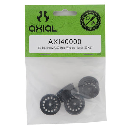 AXI40000, Axial SCX24 Method MR307 Hole 1.0" Mini Crawler Wheels (4)