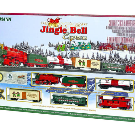 BAC00724, Bachmann HO Jingle Bell Express Train Set