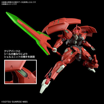 BAN2604769, Bandai Gundam 08 Darilbalde The Witch From Mercury 1/144 Figure Model Kit