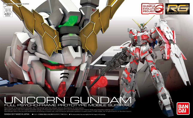 BAN2370362, 1/144 RG RX-0 Unicorn Gundam