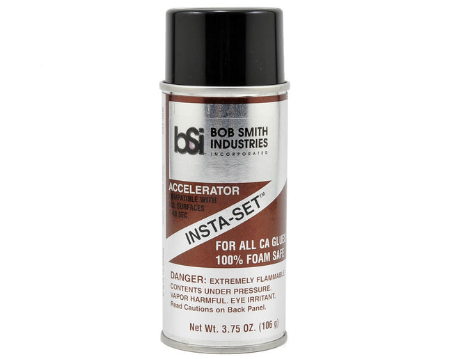 BSI155, Bob Smith Industries INSTA-SET Foam Safe Accelerator Aerosol Spray (3.75oz)