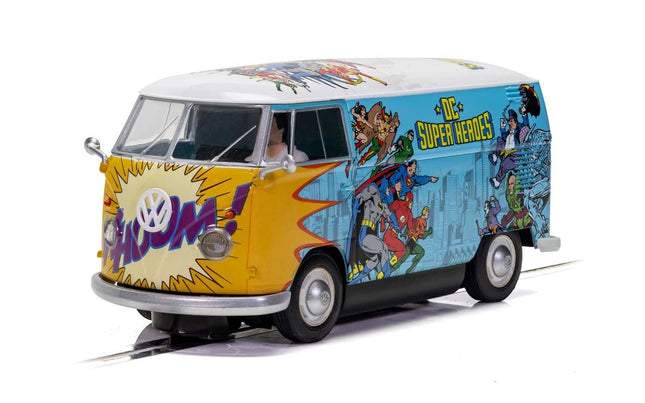C3933, Scalextric 1/32 Scale Slot Car VW Panel Van T1b  - DC Comics