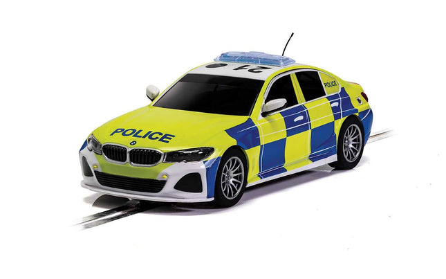 C4165, Scalextric 1/32 Scale Slot Car BMW 330i M-Sport - Police Car