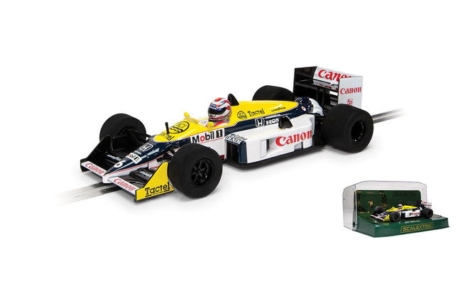 C4309T, Scalextric 1/32 Scale Slot Car Williams FW11 - Nelson Piquet 1987 World Champion