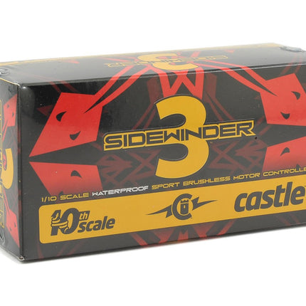 CSE010-0115-00, Castle Creations Sidewinder 3 Waterproof 1/10 Sport ESC