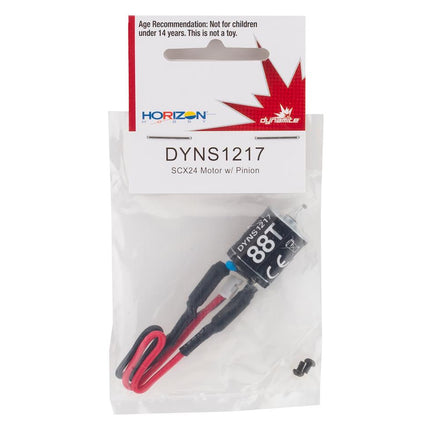 DYNS1217, Dynamite SCX24 Motor w/Pinion