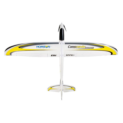 EFL01650, E-flite Conscendo Evolution 1.5m BNF Basic Powered Glider Airplane (1499mm) w/SAFE Select