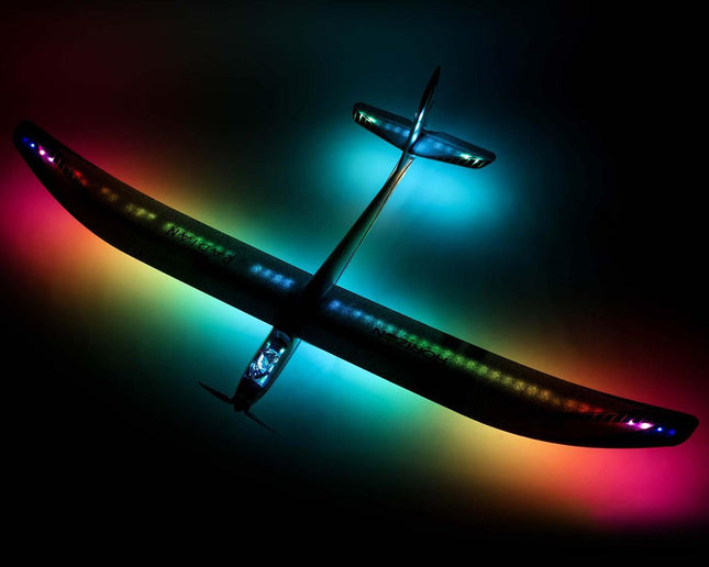 EFL36500, E-flite Night Radian 2.0m Bind-N-Fly Basic Electric Glider Airplane (2000mm) w/AS3X & SAFE Select