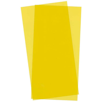 EVERGREEN, EVG-9904, 6 x 12 x .010 Yellow Transparent Sheet (2)
