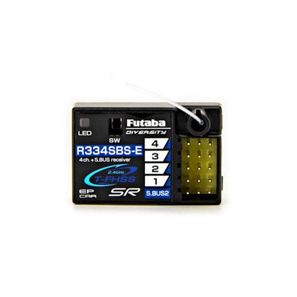 R334SBS-E, Futaba T-FHSS SR S.Bus2 4-Channel 2.4GHz Receiver (Electric Models Only)
