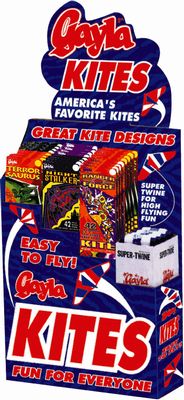 GAY-2808, Assorted 42" Delta Wing Kites (50 Total) & 200' Super Twine