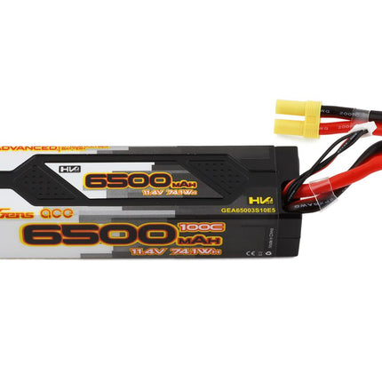 GEA65003S10E5, Gens Ace 3S LiHV Advanced Series LiPo Battery 100C (11.4V/6500mAh) w/EC5 Connector