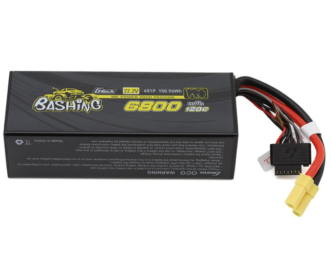 GEA686S12E5GT, Gens Ace G-Tech Smart 6S Bashing Series Hardcase LiPo Battery 120C (22.2V/6800mAh) w/EC5