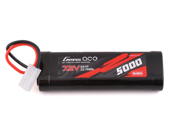 GEANM6S5000T, Gens Ace 6 Cell 7.2V NiMh Battery (5000mAh) w/Tamiya Connector