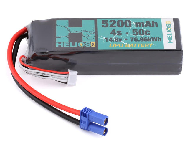 HEL-4S5200-50-E5, Helios RC 4S 50C LiPo Battery w/EC5 Connector (14.8V/5200mAh)