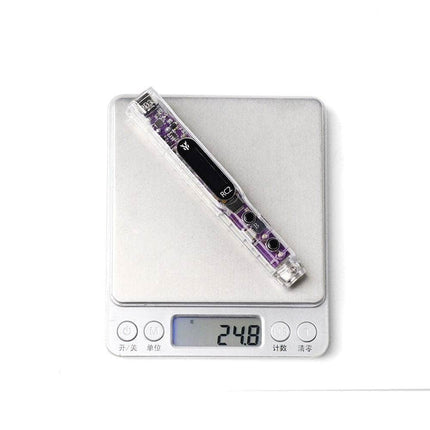 HGLRC RC2 Smart Soldering Iron - Transparent Case & Purple PCB